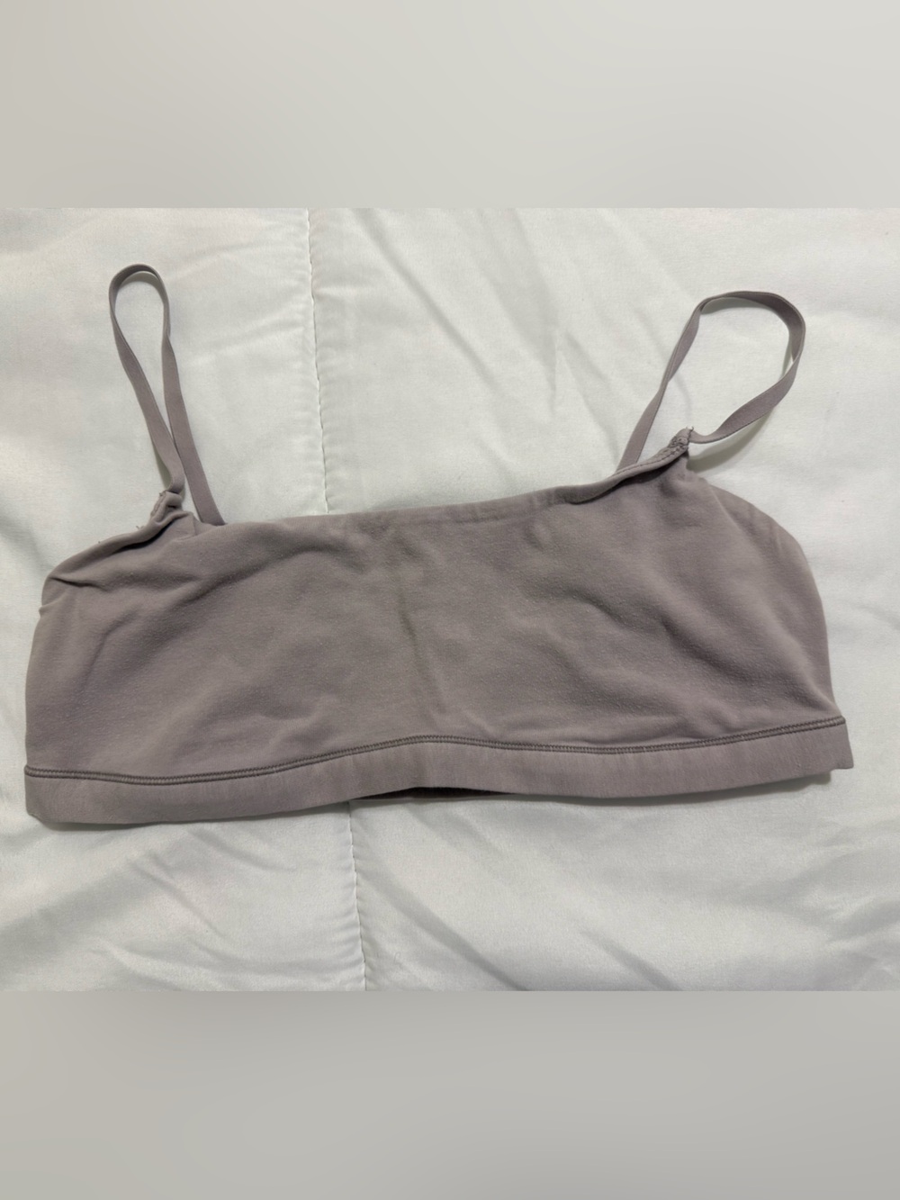 Skims Everyday Stretch Bandeau Bralette - Mauve Gray